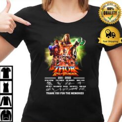 Thor Love And Thunder Thank You For The Memories T-Shirt