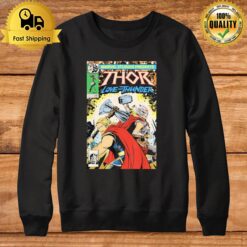 Thor Love And Thunder Thor And Jane Comic Cover 2022 T Sweatshirt