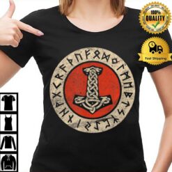 Thor'S Hammer Mjolnir Wotan Norse Mythology Odin Viking T T-Shirt