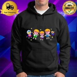 Three Little Pigs In Space Charlie'S Colorforms City Hoodie