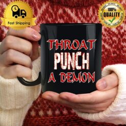 Throat Punch A Demon Mug