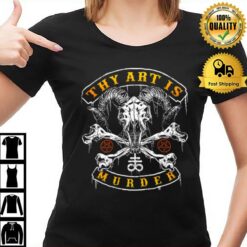 Thy Art Is Murder Deathcore Band Rock Satan T-Shirt