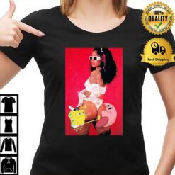 Tiacorine Vs Spongebob Kirby Poster T-Shirt