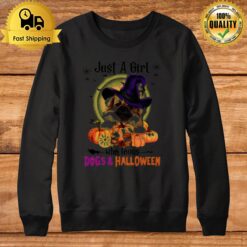 Tibetan Spaniel Just A Girl Who Loves Dogs And Halloween Sweatshirt