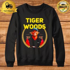 Tigers Woods Smile Photo Sweatshirt