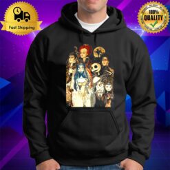 Tim Burton Films Characters Spooky Halloween Theme Hoodie