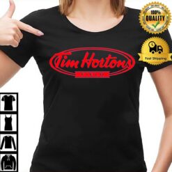 Tim Hortons Red Field Logo T-Shirt