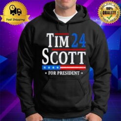 Tim Scott 2024 For President Election Campaign Us Flag Hoodie