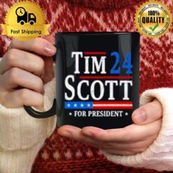 Tim Scott 2024 For President Election Campaign Us Flag Mug