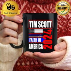 Tim Scott For President 2024 Faith In American Mug