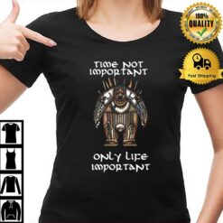 Time Not Important Only Lifecoffeewater Important Egypt God T-Shirt