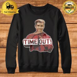 Time Out Funny Moment In Saved By The Bell Sweatshirt