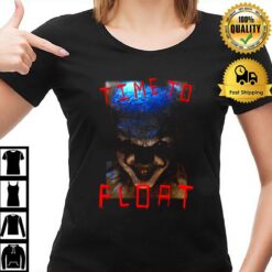 Time To Float Pennywise Cult Horror T-Shirt
