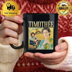 Timothee Chalamet Homage Timothy Wonka Actor Vintage Mug