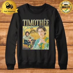 Timothee Chalamet Homage Timothy Wonka Actor Vintage Sweatshirt