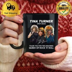 Tina Turner 1939 - 2023 Thank You For The Memories Queen Of Rock ?' Roll Mug