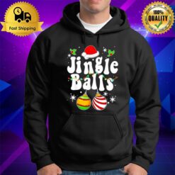 Tinsel Tits And Jingle Balls Matching Christmas Couple Hoodie