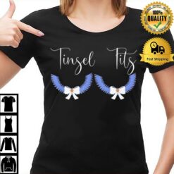 Tinsel Tits Couple Christmas Jingle Balls Tinsel Tits T-Shirt