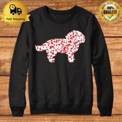 Tiny Hearts Maltese T Sweatshirt