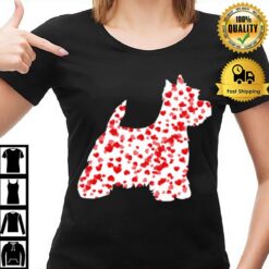 Tiny Hearts West Highland Terrier T T-Shirt