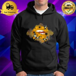 Tiny Sunflower Lips Sublimation Hoodie