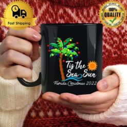 Tis The Sea Sun Glorida Christmas 2022 Mug