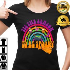 Tis The Season To Be Spooky Rainbow Pumpkin T T-Shirt