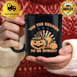 Tis The Season To Be Spooky Season Pumkin Witch Halloween T B0B6W5587V Mug