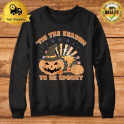 Tis The Season To Be Spooky Season Pumkin Witch Halloween T B0B6W5587V Sweatshirt