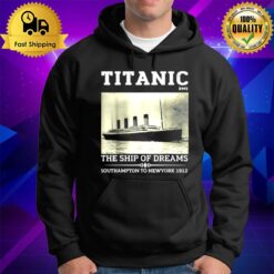 Titanic The Ship Of Dreams Remembrance Day Rms 1912 Vintage Hoodie