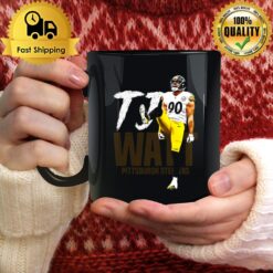 Tj Watt 90 Pittsburgh Steelers Funny Pose Mug