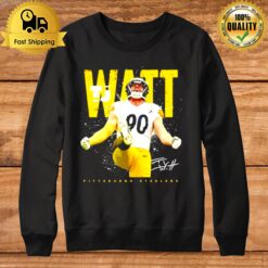 Tj Watt Pittsburgh Steelers Signature Sweatshirt