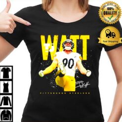 Tj Watt Pittsburgh Steelers Signature T-Shirt