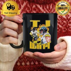 Tj Watt Vintage Pittsburgh Steelers Mug