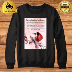 To My Husband In Heaven Sweatshirt