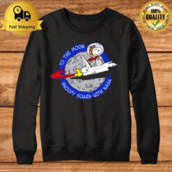 To The Moon Snoopy Soars With Nasa Sweatshirt