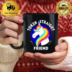 Token Straight Friend Unicorn Pride Month Mug