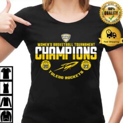 Toledo Rockets 2023 Mac Women'S Conference Tournament Champions T-Shirt