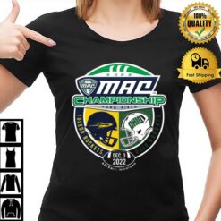 Toledo Rockets Vs Ohio Bobcats 2022 Mac Football Championship T-Shirt