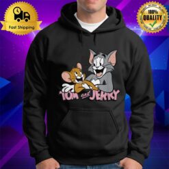 Tom And Jerry Pink Font B09Znydmmh Hoodie