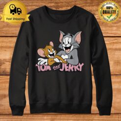 Tom And Jerry Pink Font B09Znydmmh Sweatshirt