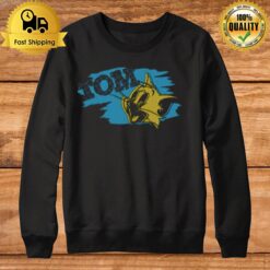 Tom Blue And Yellow Logo Sweatshirt