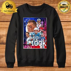 Tom Brady 100K Career Passing Yards In Nfl History Sweatshirt
