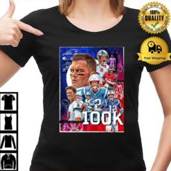 Tom Brady 100K Career Passing Yards In Nfl History T-Shirt