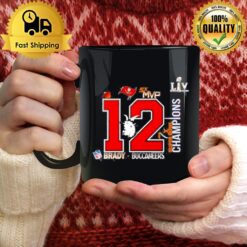 Tom Brady 12 Tampa Bay Buccaneers Super Bowl Lv Champions 2023 Mug