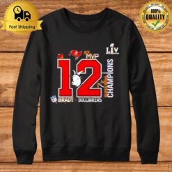 Tom Brady 12 Tampa Bay Buccaneers Super Bowl Lv Champions 2023 Sweatshirt