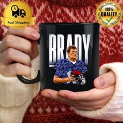 Tom Brady New England Statistics Bold Football Mug