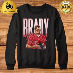 Tom Brady Tampa Bay Buccaneers Statistics Bold Signature Sweatshirt