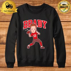 Tom Brady Tampa Bay Toon Signature Sweatshirt