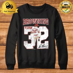 Tom Browning Mr Perfect Baseball Player Sweatshirt